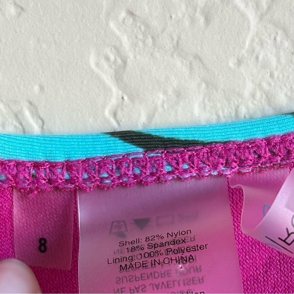 Bleu Rod Beattie jungle book floral cap sleeve one piece swimsuit 8 - Picture 7 of 9